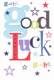 Brimming with positivity, this vibrant good luck card channels the same cheerful charm found in Oxford's bustling covered markets. Each letter in 'Good Luck' is thoughtfully rendered-oversized blues blending seamlessly with vivacious reds, forest greens, and rich purples, as though an artist had chosen every brushstroke to craft the perfect wish. Scattered stars in navy, lilac, and lemony lime swirl playfully across the bright white backdrop, echoing the sense of dreams and new beginnings that fill the air in places like Jericho or the University gardens in spring. The card's flat, smooth texture hints at fine, uncoated cardstock-the sort you'd press comfortingly into a friend's palm before they face a new challenge. Ideal for moments big and small-be it a new home near Iffley, a first lecture, or a prized audition-this card from Flowers Oxford brings heartfelt encouragement, a sprinkle of luck, and the quiet support of our close-knit community right to your doorstep.