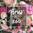 From a sunlit corner in Oxford, this Florist Choice Basket sits on a softly polished display table, captured in an overhead close-up that reveals a luxurious fusion of blooms and greenery. The basket itself is a pale, white-woven container, its handle barely peeking above the exuberant bouquet. The palette unfurls in soft pinks, creamy whites, deep fuchsias, and fresh greens, a romantic chorus perfect for celebrations or intimate moments. Dominant hot pink peonies unfurl their ruffled morsels of petals, while white ranunculus present tight satin-like layers. Pale pink hydrangeas form clouded mounds, and blush-to-cream roses contribute classic romance. White anemones with near-black centers provide a striking focal point, their bold centers echoing modernity amid the softness. Interspersed among the larger blooms are delicate white fillers and sprigs of eucalyptus, lending texture and scent and a woodland air that feels fresh and seasonal. Centered over the heart of the arrangement is a crisp white square overlay bearing the words Florist Choice Basket in an elegant script; beneath it, the price is shown as ?60 in a bold sans-serif, a clear invitation to gift. This image communicates a premium, ready-to-deliver floral gift, ideal for birthdays, anniversaries, or heartfelt gestures. In Oxford, this bouquet can brighten homes or offices, with options for same-day delivery across the city to neighborhoods like Jericho, Summertown, and the city centre, bringing a touch of refined florist craft to the university towns and parks that shape our community.